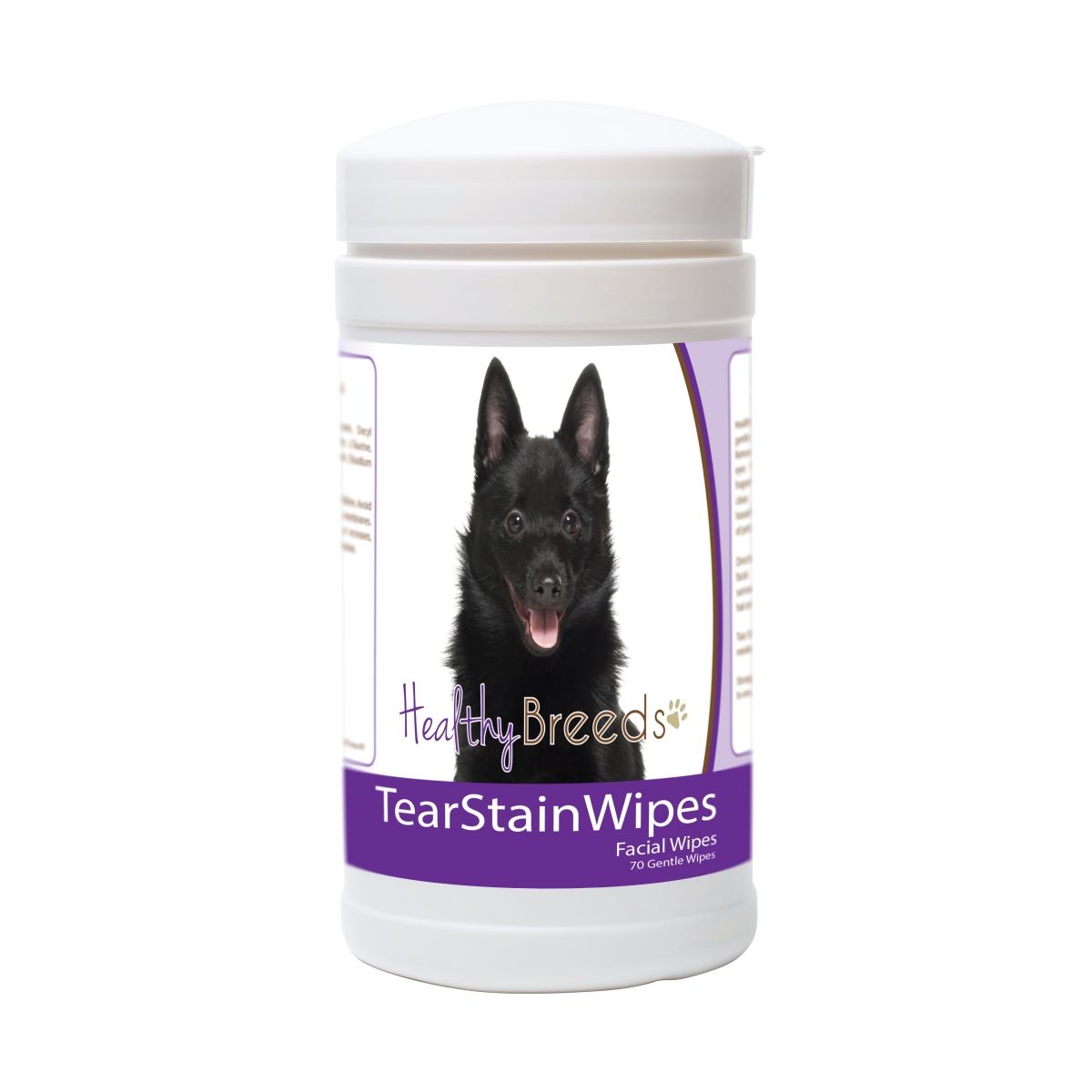 Picture of Healthy Breeds 840235173915 Schipperke Tear Stain Wipes - 70 Count