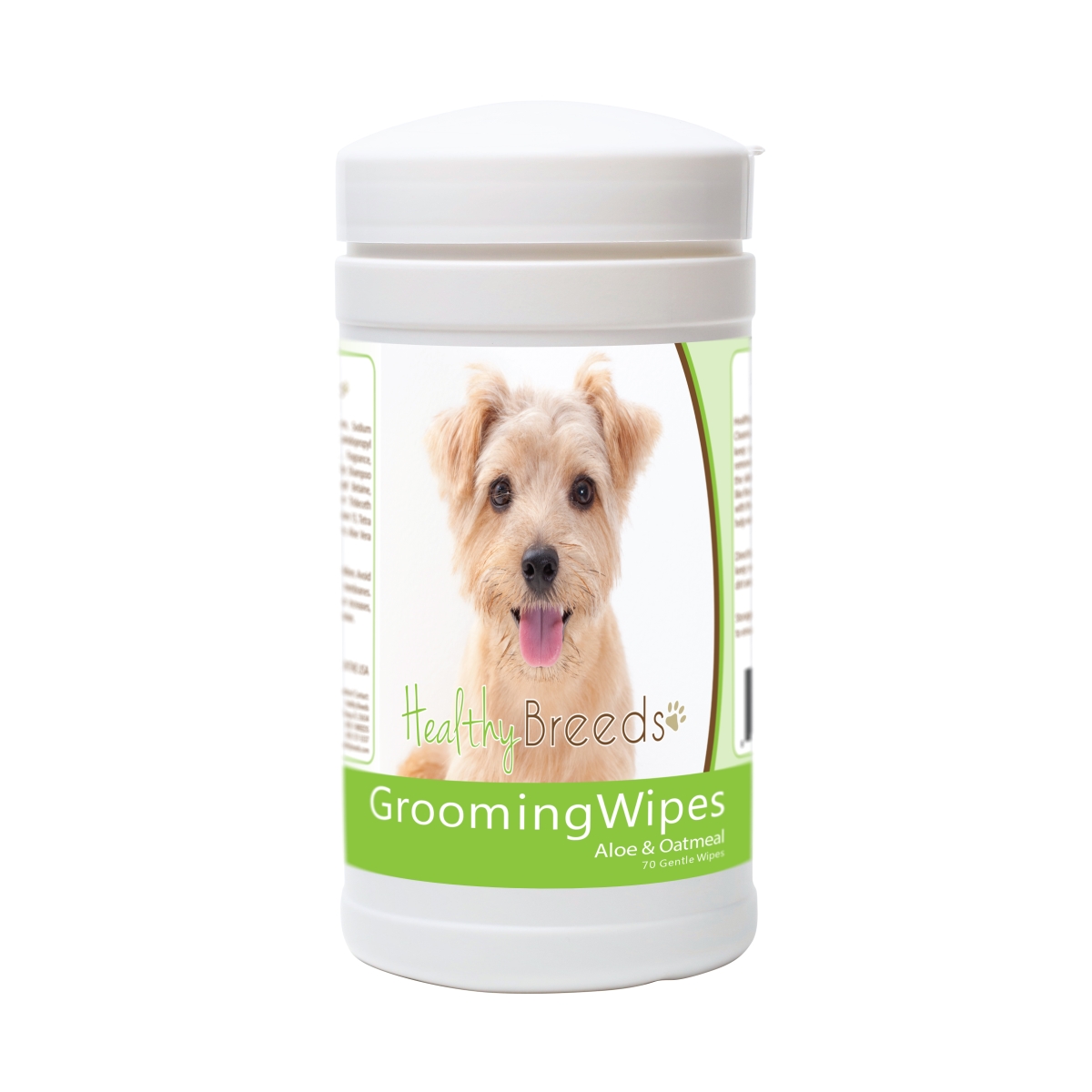 Picture of Healthy Breeds 840235174141 Norfolk Terrier Grooming Wipes - 70 Count