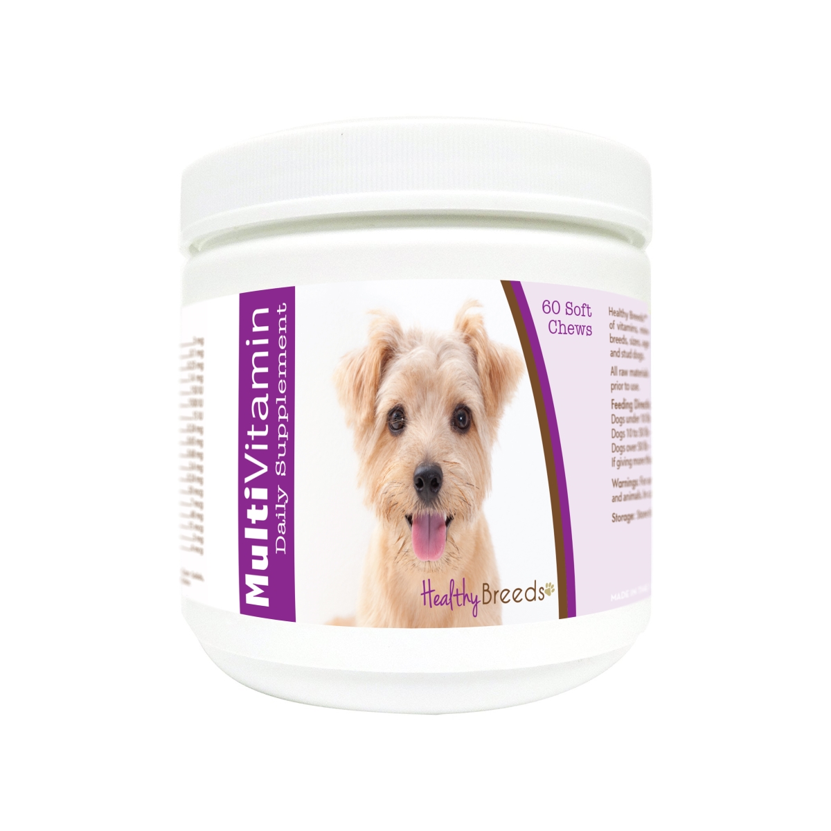 Picture of Healthy Breeds 840235174158 Norfolk Terrier Multi-Vitamin Soft Chews - 60 Count