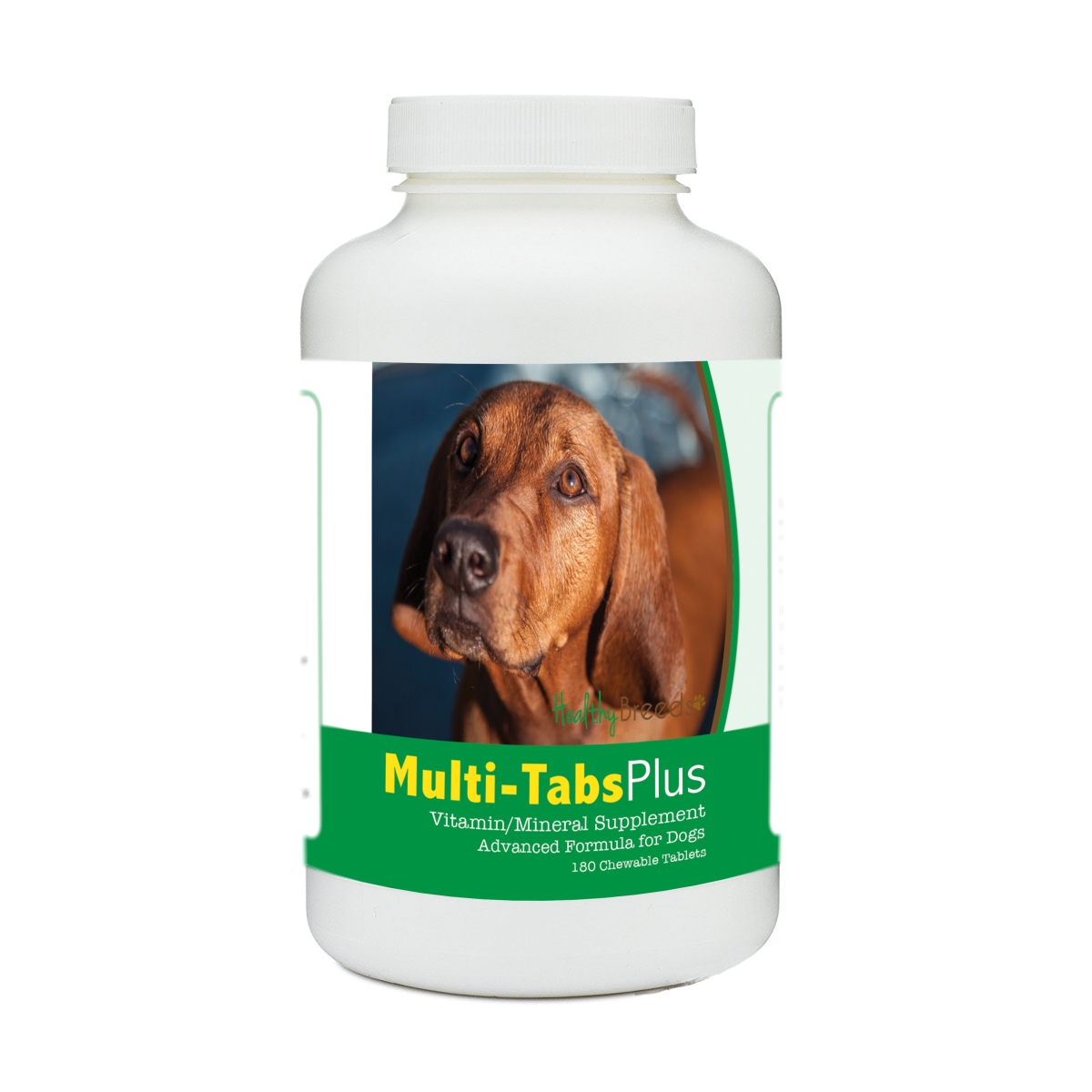 Picture of Healthy Breeds 840235174318 Redbone Coonhound Multi-Tabs Plus Chewable Tablets - 180 Count