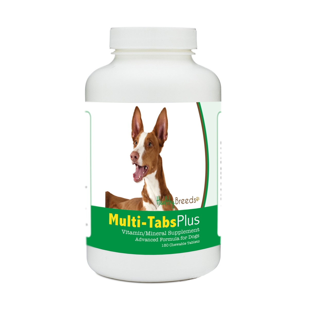 Picture of Healthy Breeds 840235174394 Ibizan Hound Multi-Tabs Plus Chewable Tablets - 180 Count