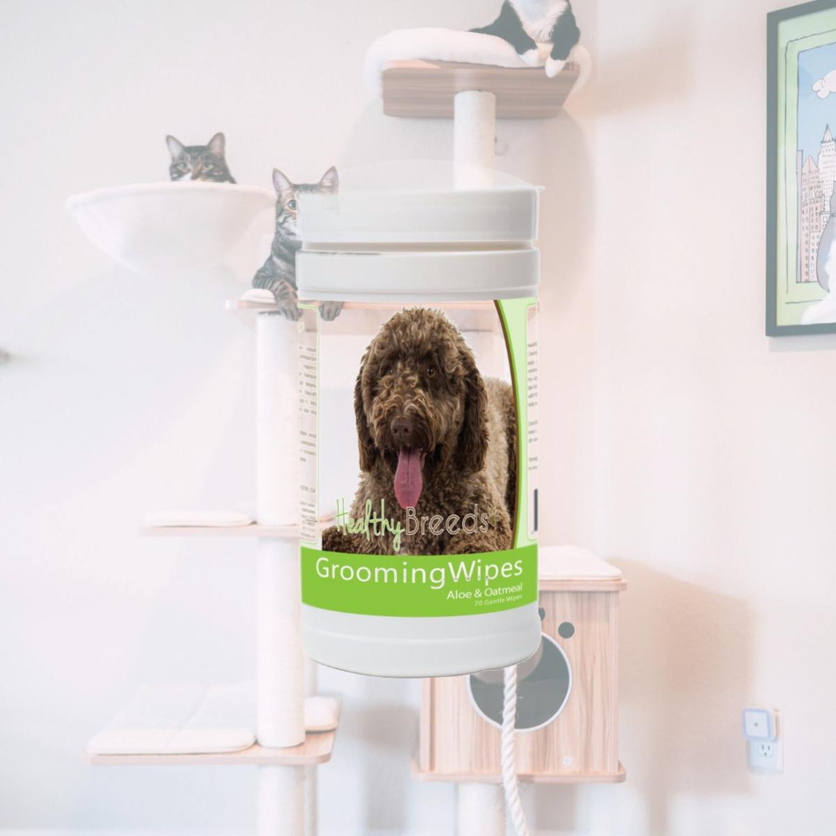 Picture of Healthy Breeds 840235174516 Spanish Water Dog Grooming Wipes - 70 Count