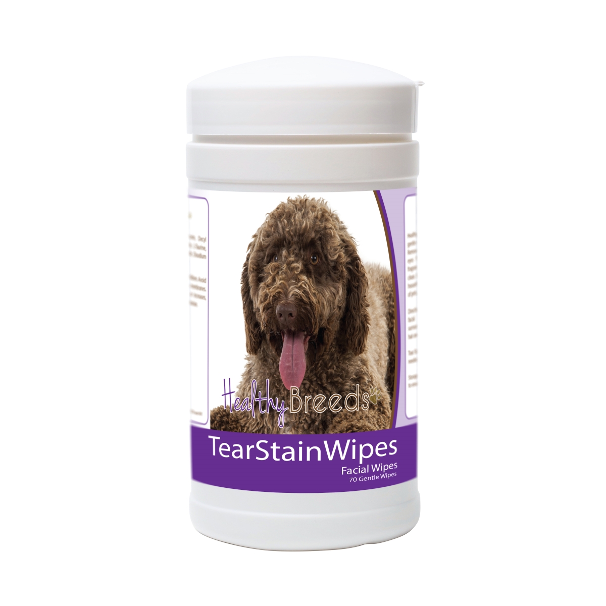 Picture of Healthy Breeds 840235174554 Spanish Water Dog Tear Stain Wipes - 70 Count