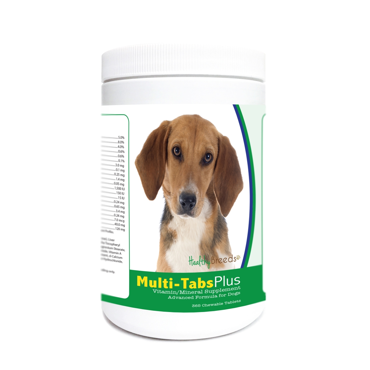 Picture of Healthy Breeds 840235174653 Harrier Multi-Tabs Plus Chewable Tablets - 365 Count