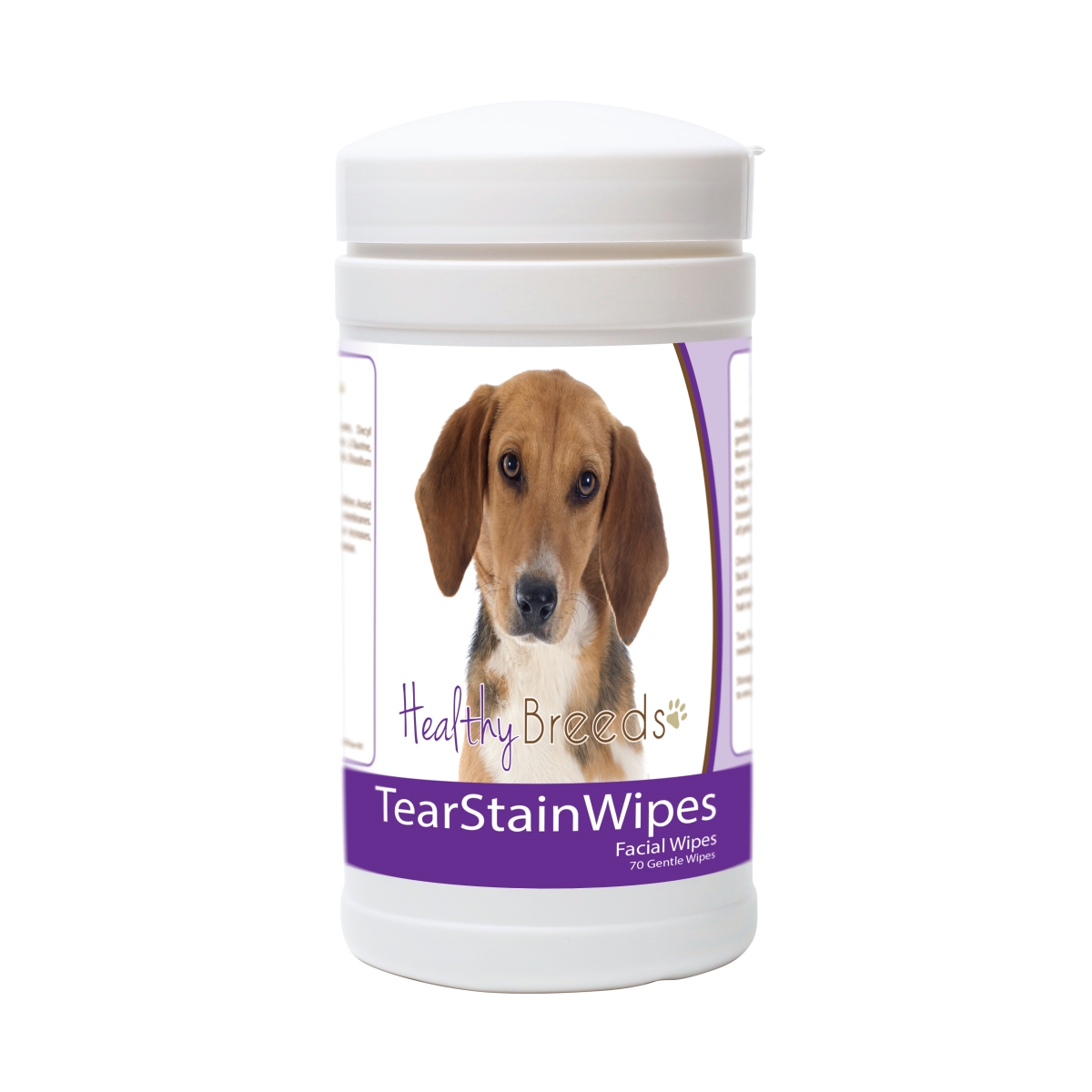 Picture of Healthy Breeds 840235174677 Harrier Tear Stain Wipes - 70 Count