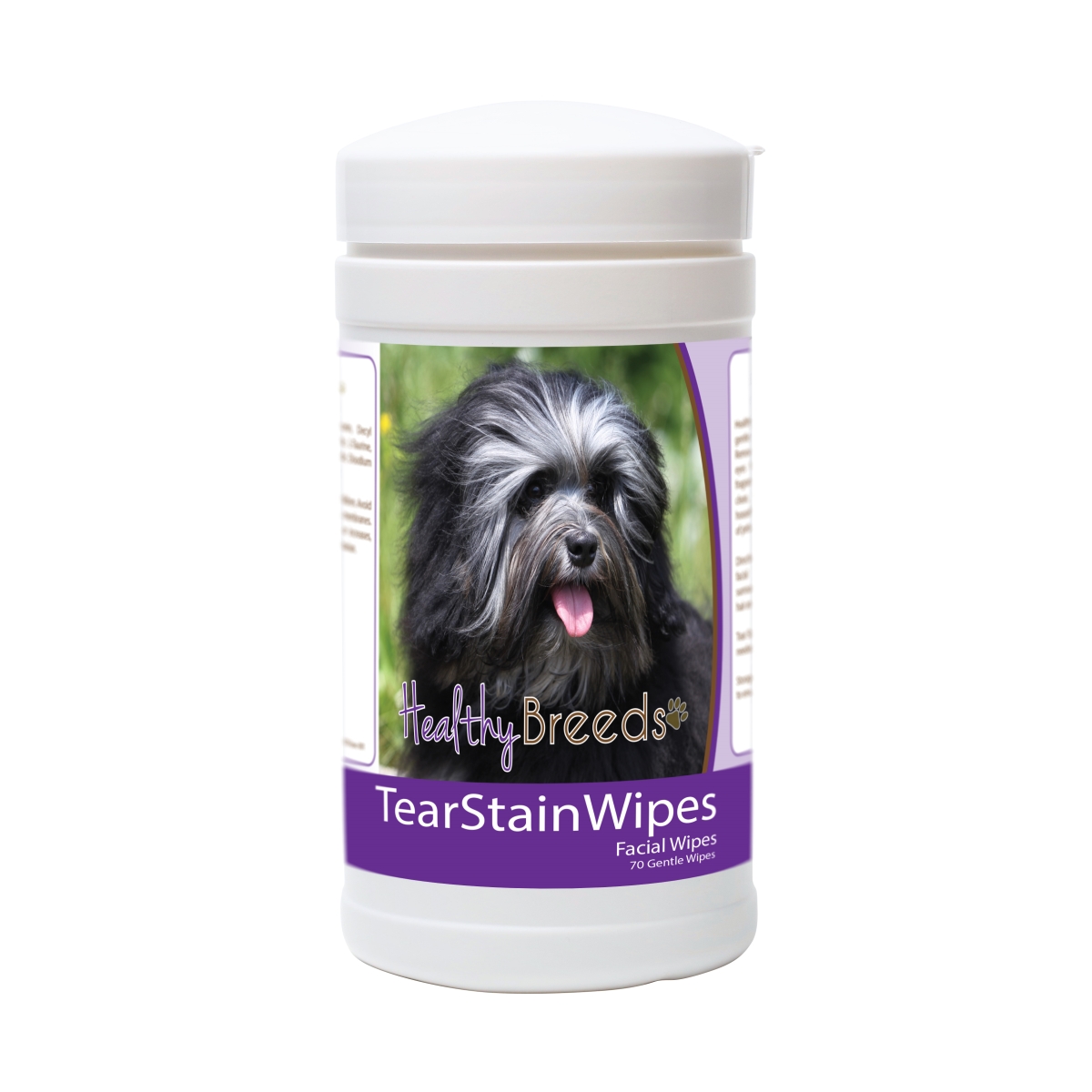 Picture of Healthy Breeds 840235174738 Lowchen Tear Stain Wipes - 70 Count