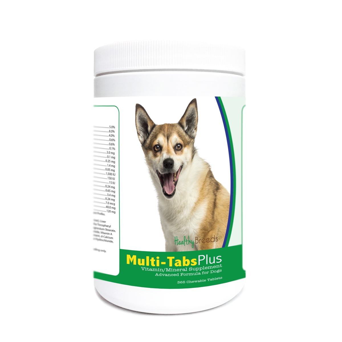 Picture of Healthy Breeds 840235174875 Norwegian Lundehund Multi-Tabs Plus Chewable Tablets - 365 Count