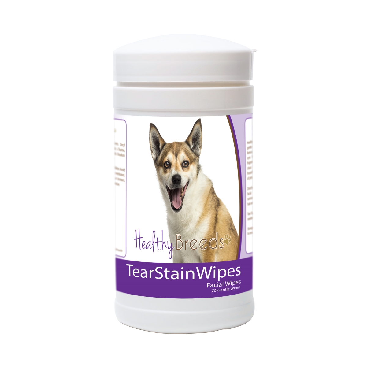 Picture of Healthy Breeds 840235174905 Norwegian Lundehund Tear Stain Wipes - 70 Count