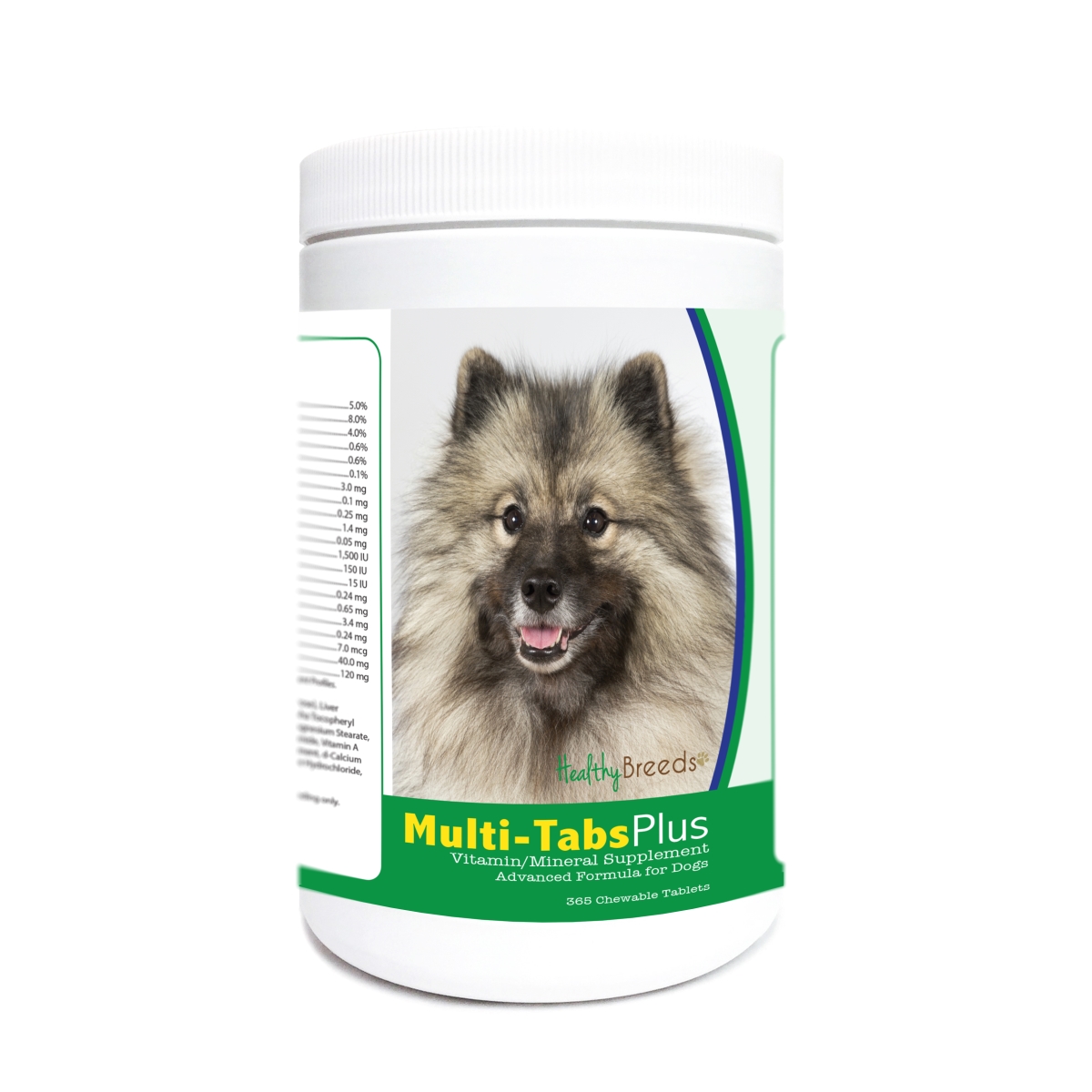 Picture of Healthy Breeds 840235175049 Keeshonden Multi-Tabs Plus Chewable Tablets - 365 Count