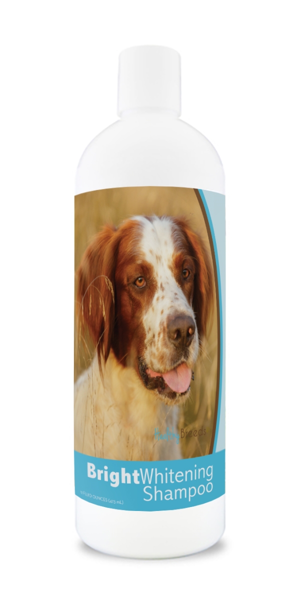 Picture of Healthy Breeds 840235175124 12 oz Irish Red & White Setter Bright Whitening Shampoo