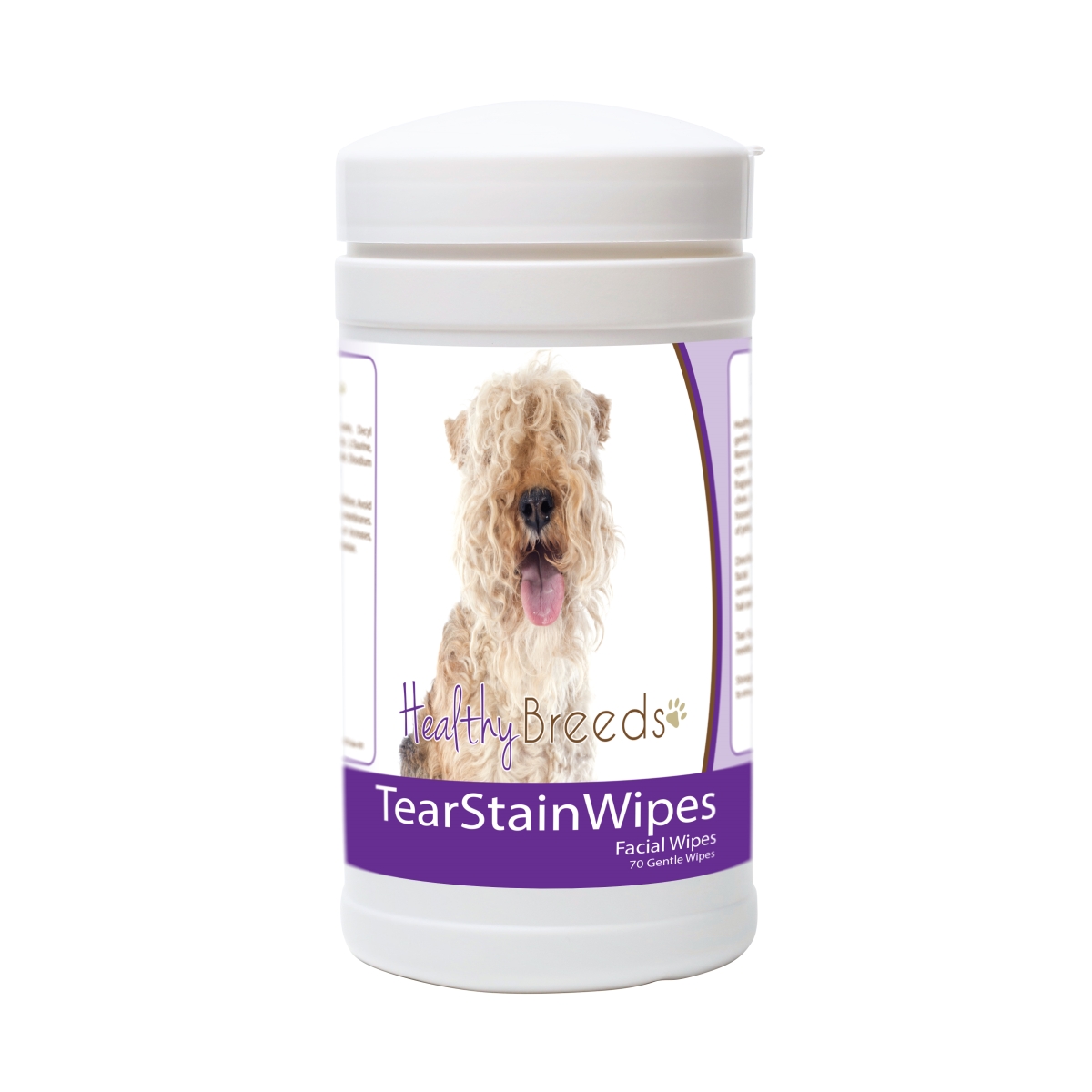 Picture of Healthy Breeds 840235175292 Lakeland Terrier Tear Stain Wipes - 70 Count