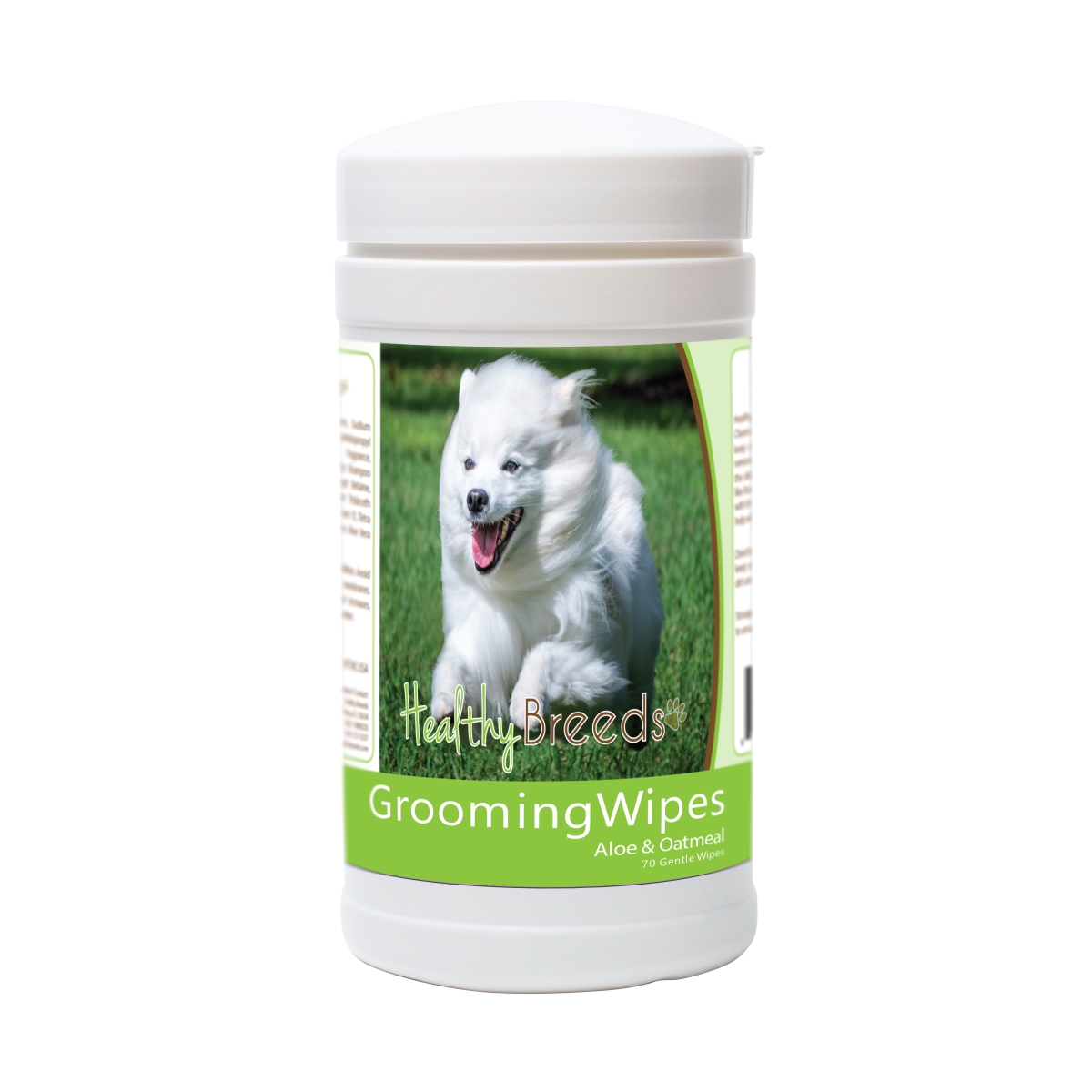 Picture of Healthy Breeds 840235175407 American Eskimo Dog Grooming Wipes - 70 Count