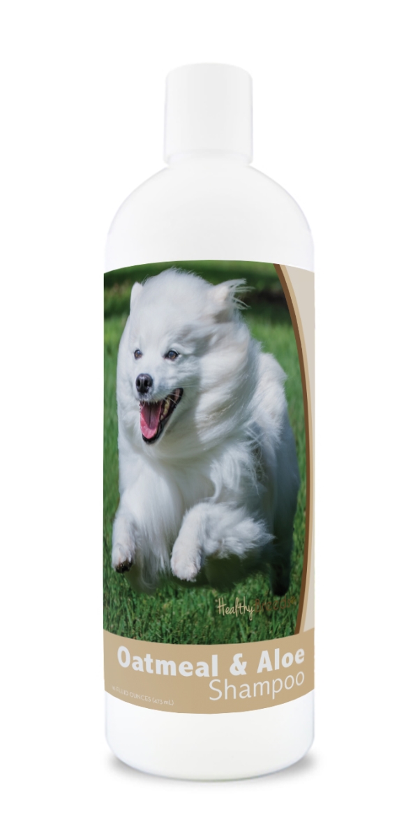 Picture of Healthy Breeds 840235175490 16 oz American Eskimo Dog Oatmeal Shampoo with Aloe