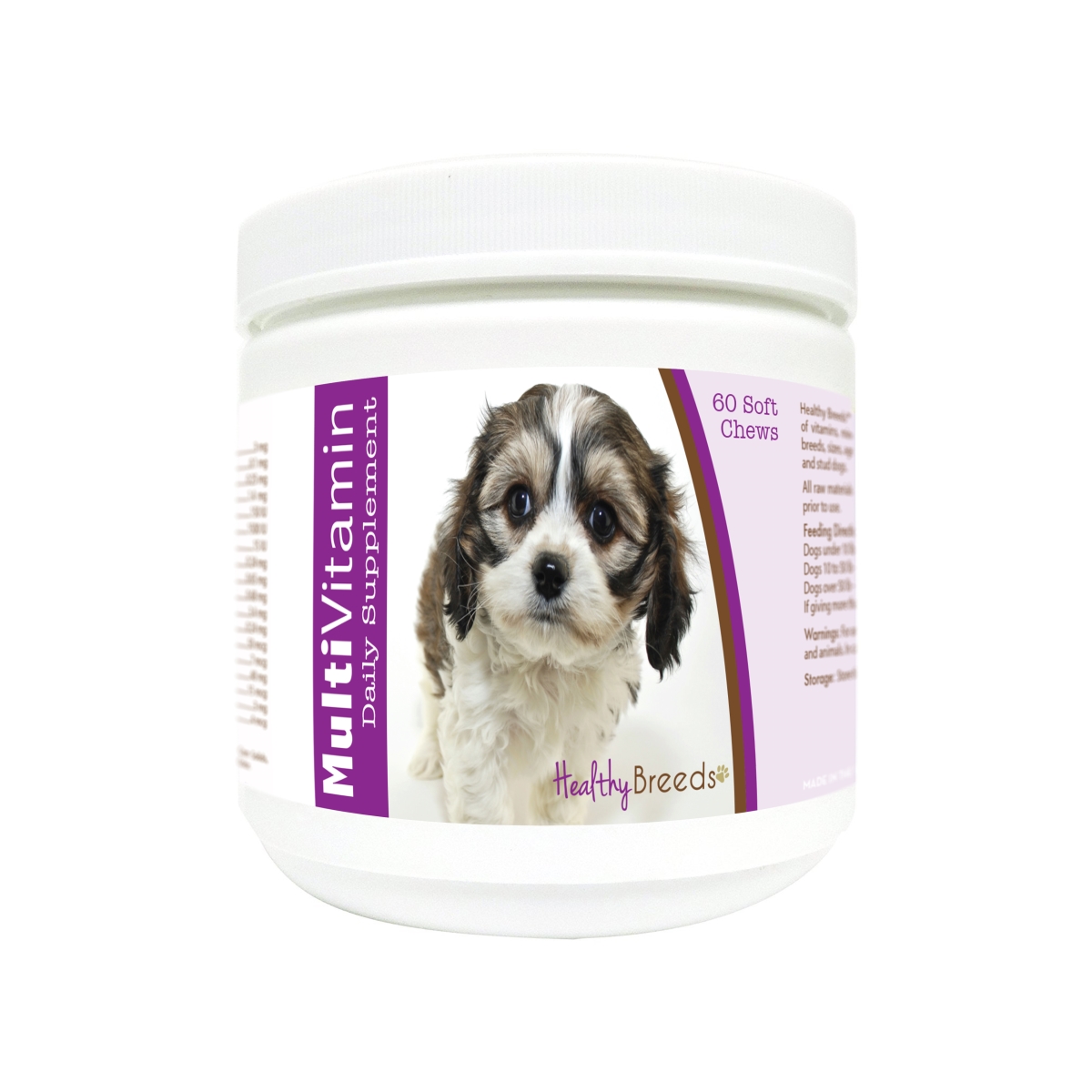 Picture of Healthy Breeds 840235175582 Cavachon Multi-Vitamin Soft Chews - 60 Count