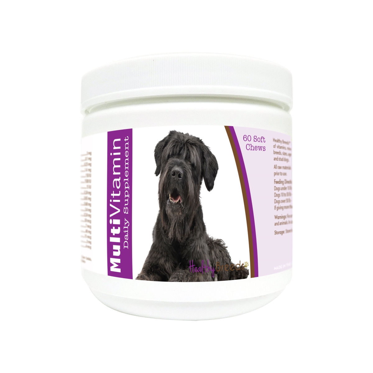 Picture of Healthy Breeds 840235175674 Black Russian Terrier Multi-Vitamin Soft Chews - 60 Count