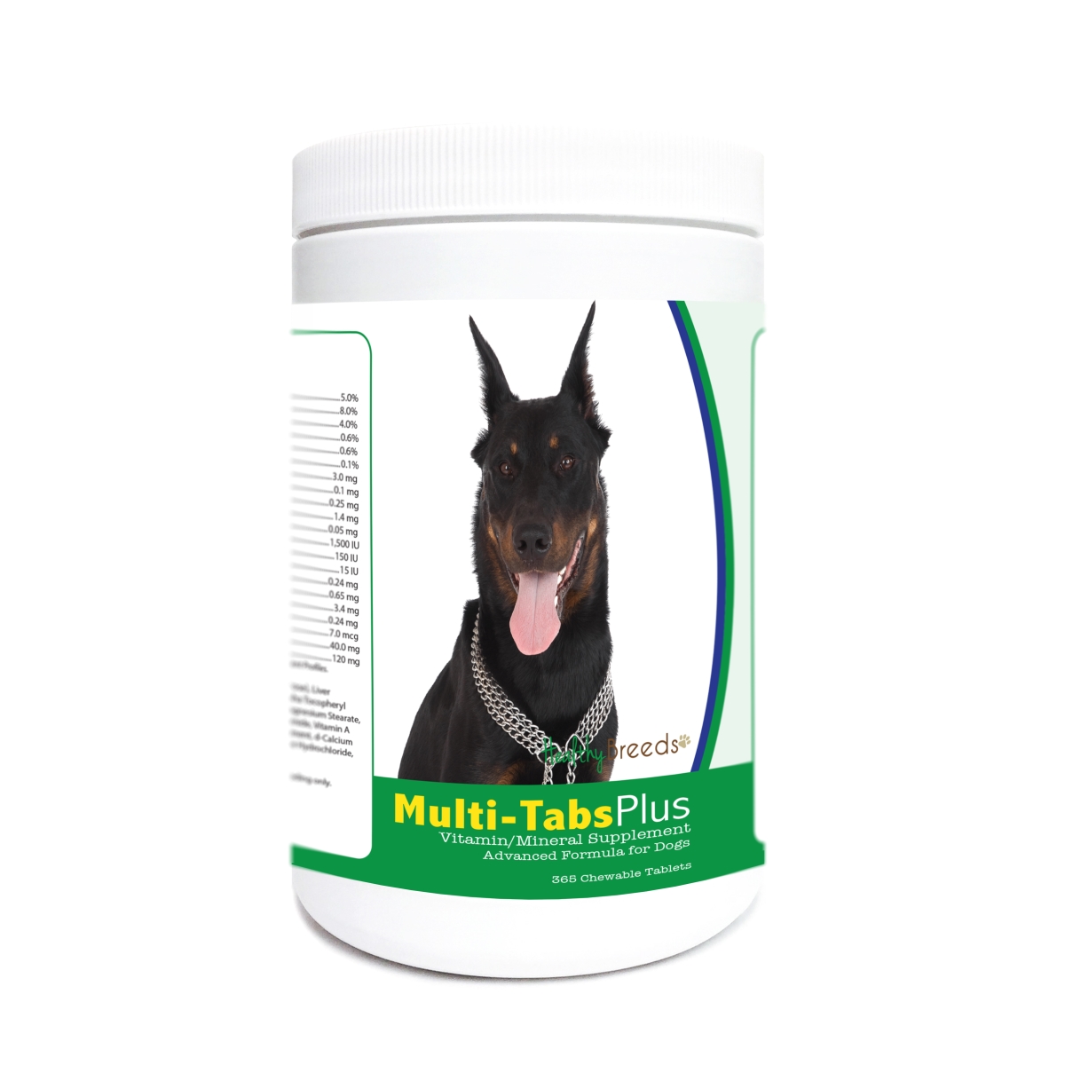 Picture of Healthy Breeds 840235175919 Beauceron Multi-Tabs Plus Chewable Tablets - 365 Count