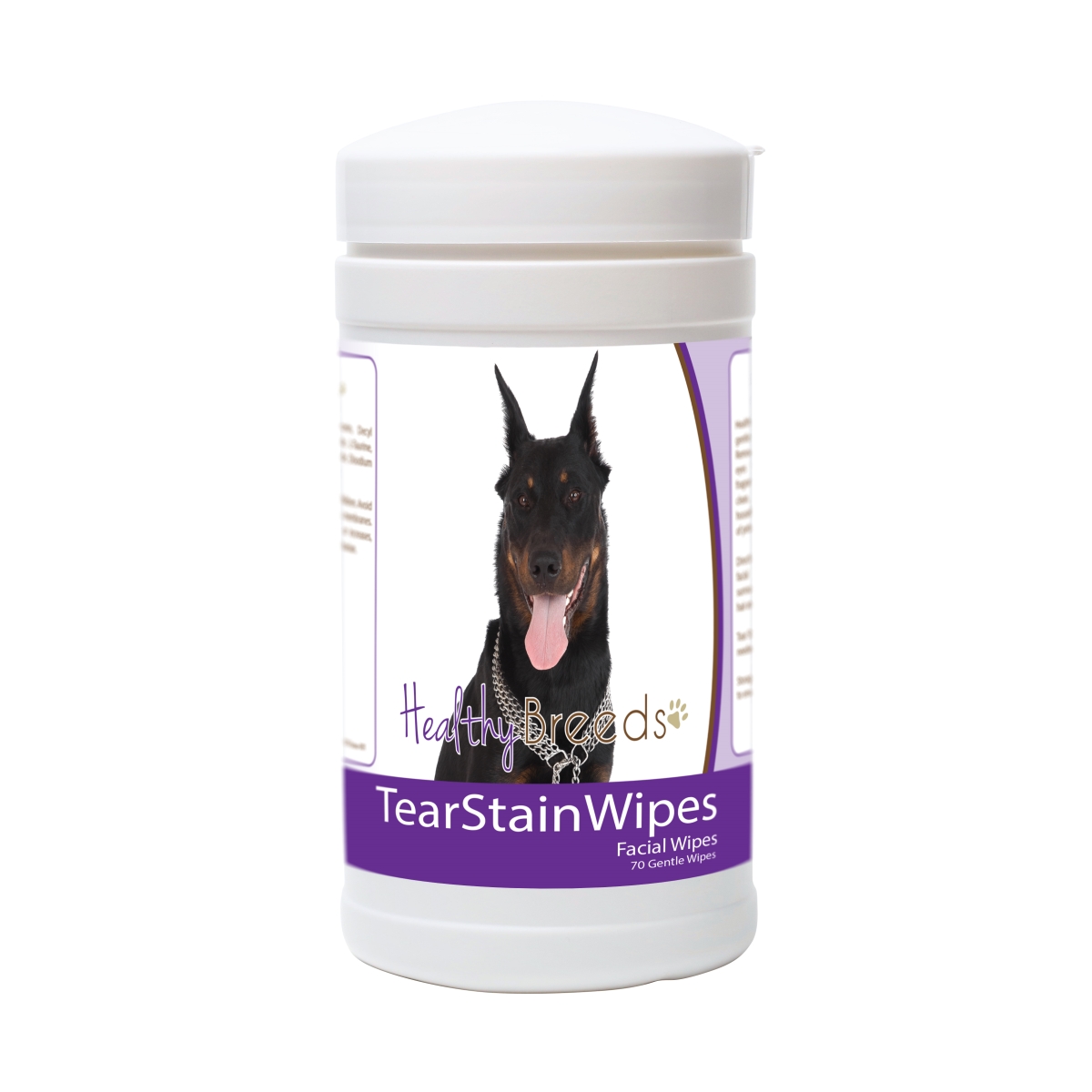 Picture of Healthy Breeds 840235175933 Beauceron Tear Stain Wipes - 70 Count