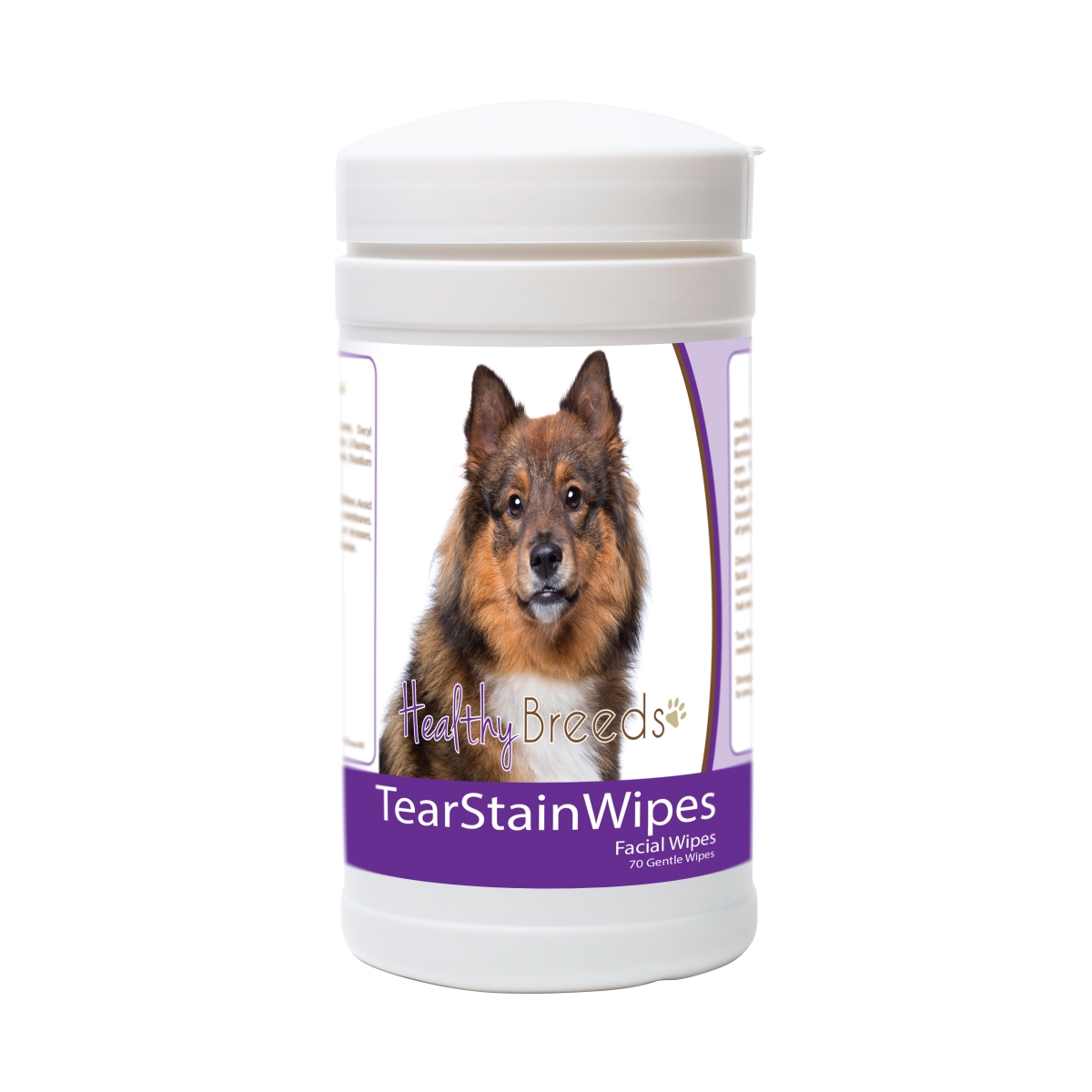 Picture of Healthy Breeds 840235176046 Eurasier Tear Stain Wipes - 70 Count