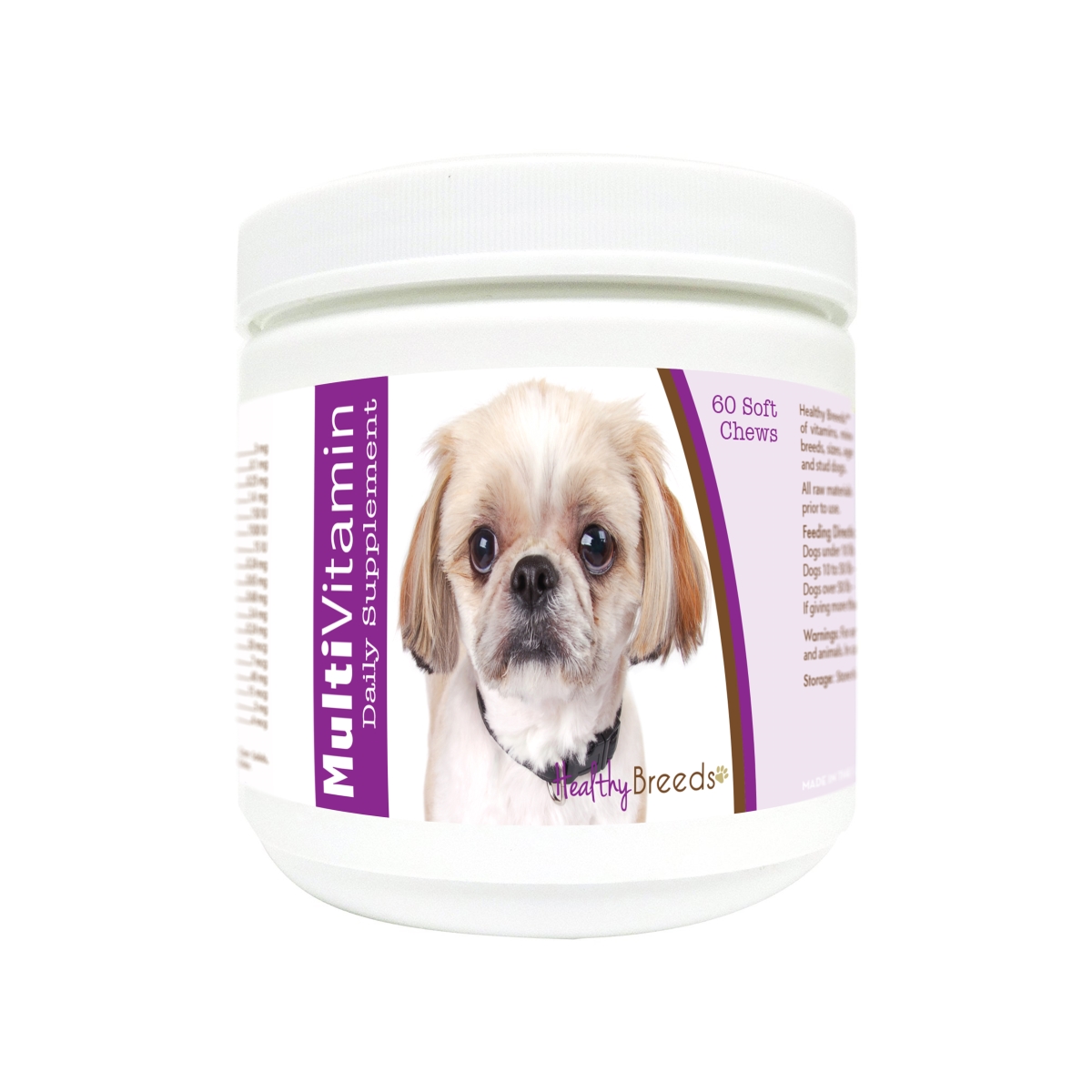Picture of Healthy Breeds 840235176091 Peekapoo Multi-Vitamin Soft Chews - 60 Count