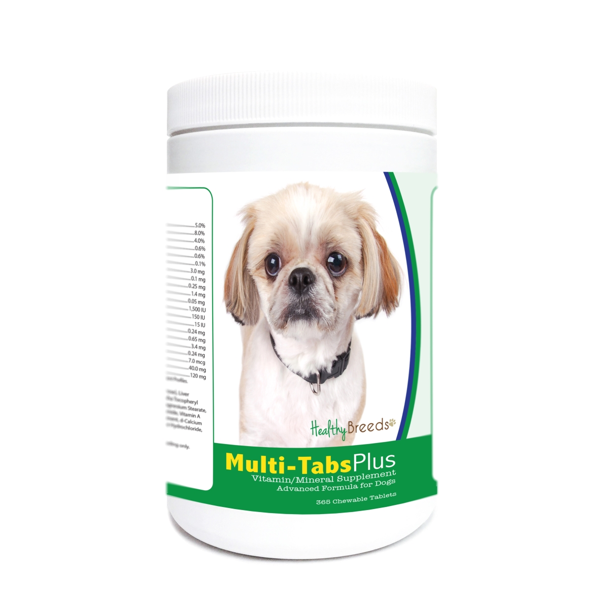 Picture of Healthy Breeds 840235176152 Peekapoo Multi-Tabs Plus Chewable Tablets - 365 Count
