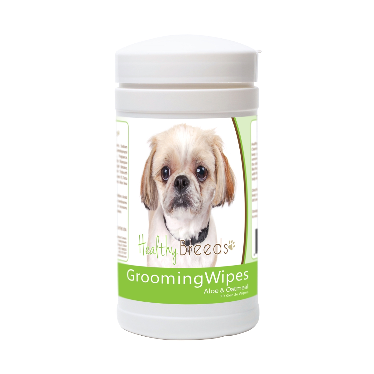 Picture of Healthy Breeds 840235176169 Peekapoo Grooming Wipes - 70 Count