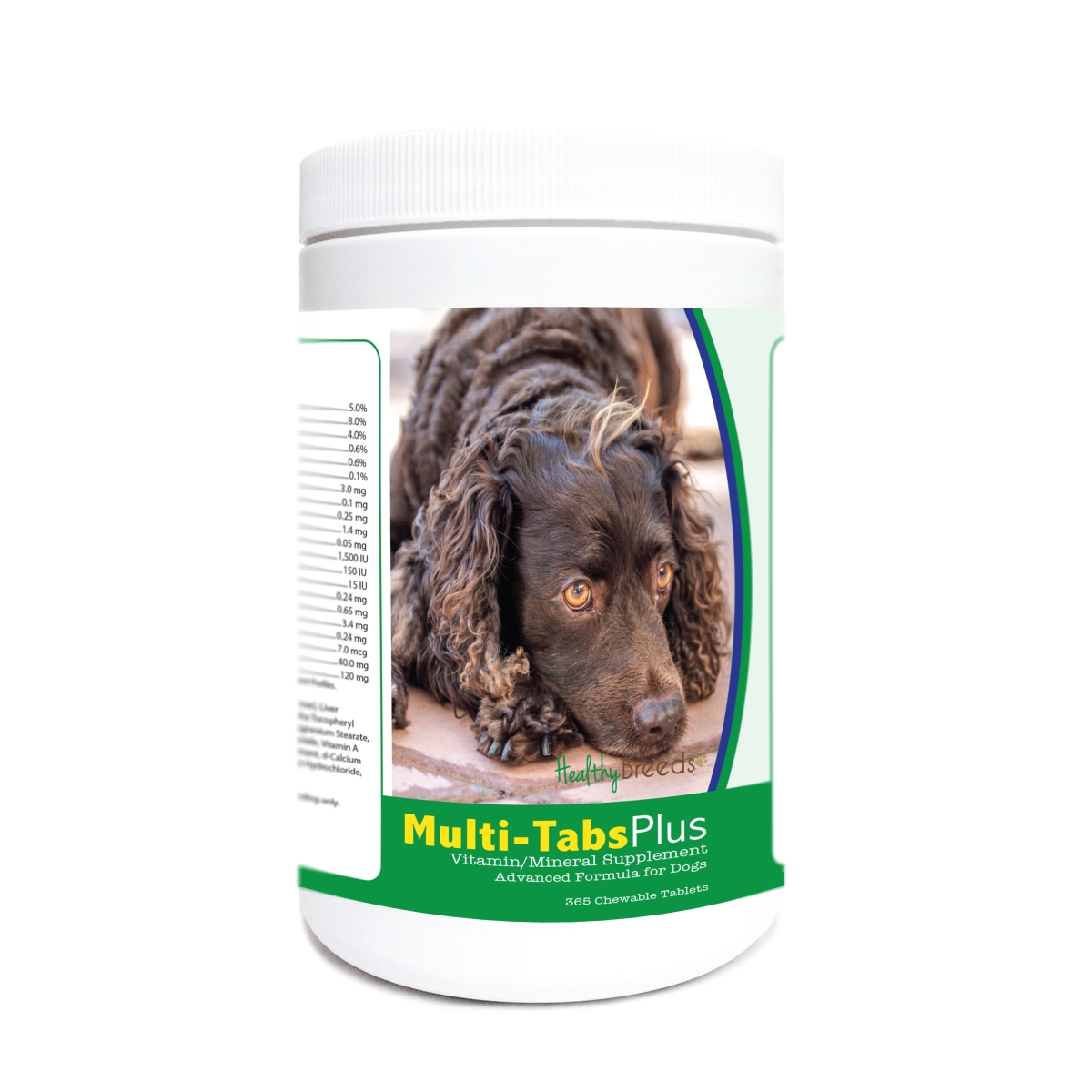 Picture of Healthy Breeds 840235176206 American Water Spaniel Multi-Tabs Plus Chewable Tablets - 365 Count