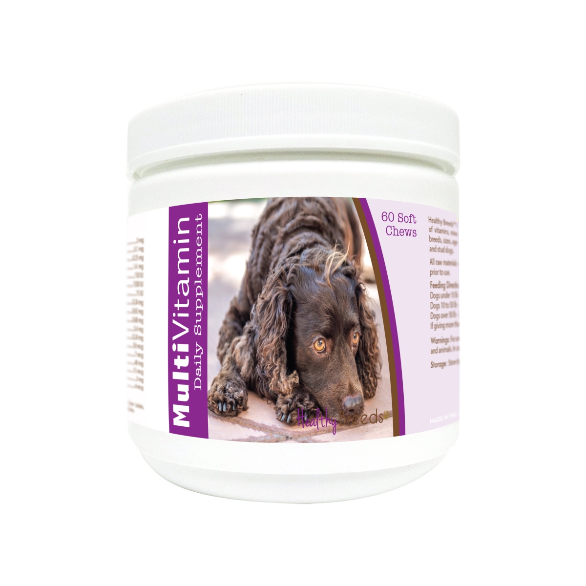 Picture of Healthy Breeds 840235176237 American Water Spaniel Multi-Vitamin Soft Chews - 60 Count
