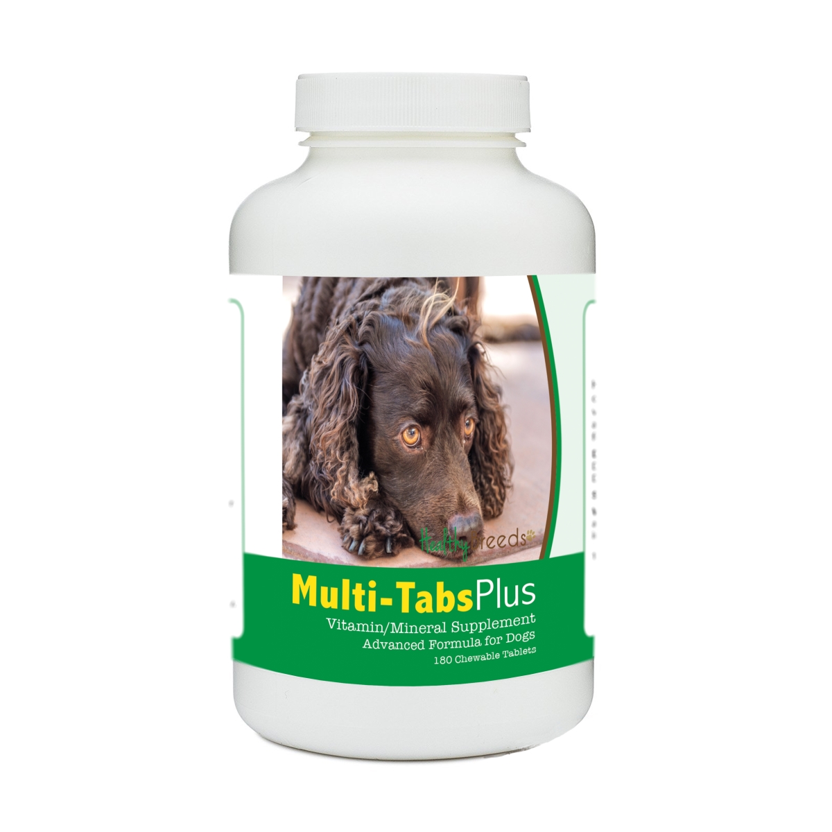 Picture of Healthy Breeds 840235176244 American Water Spaniel Multi-Tabs Plus Chewable Tablets - 180 Count