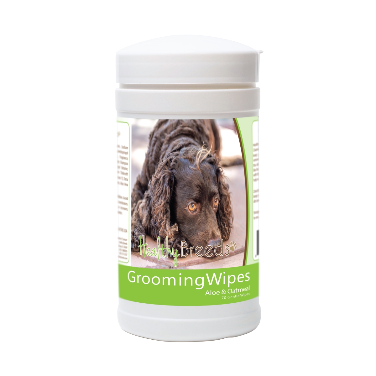 Picture of Healthy Breeds 840235176275 American Water Spaniel Grooming Wipes - 70 Count