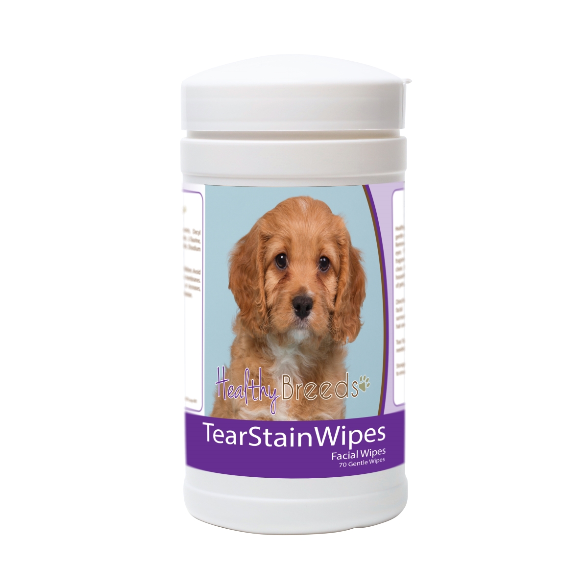 Picture of Healthy Breeds 840235177951 Cavapoo Tear Stain Wipes - 70 Count