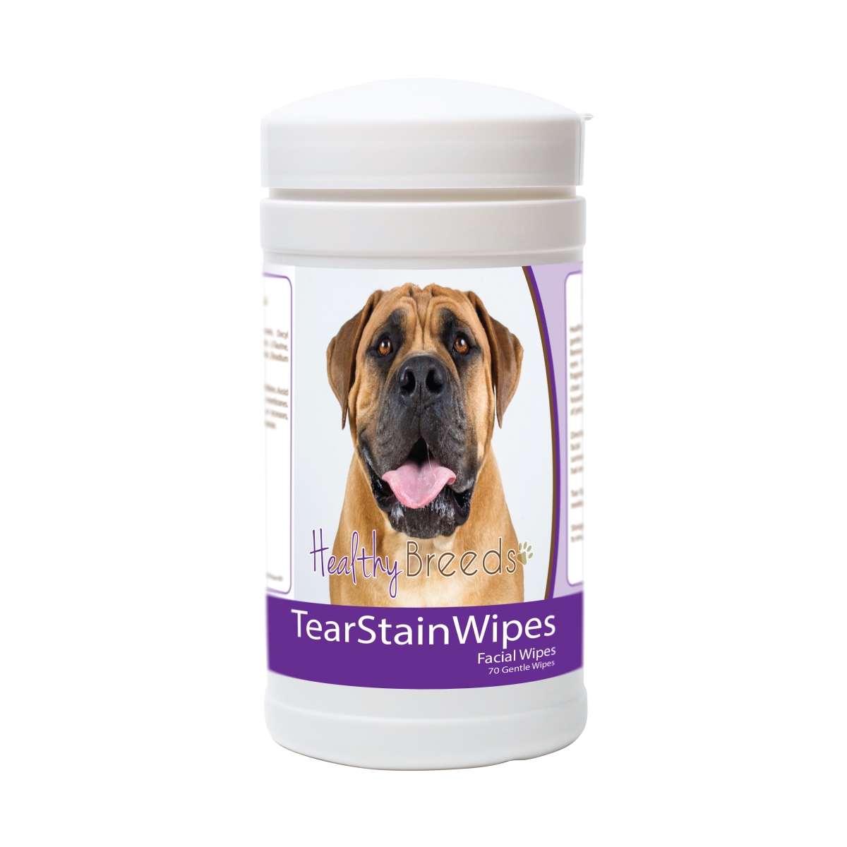 Picture of Healthy Breeds 840235178057 Boerboel Tear Stain Wipes - 70 Count
