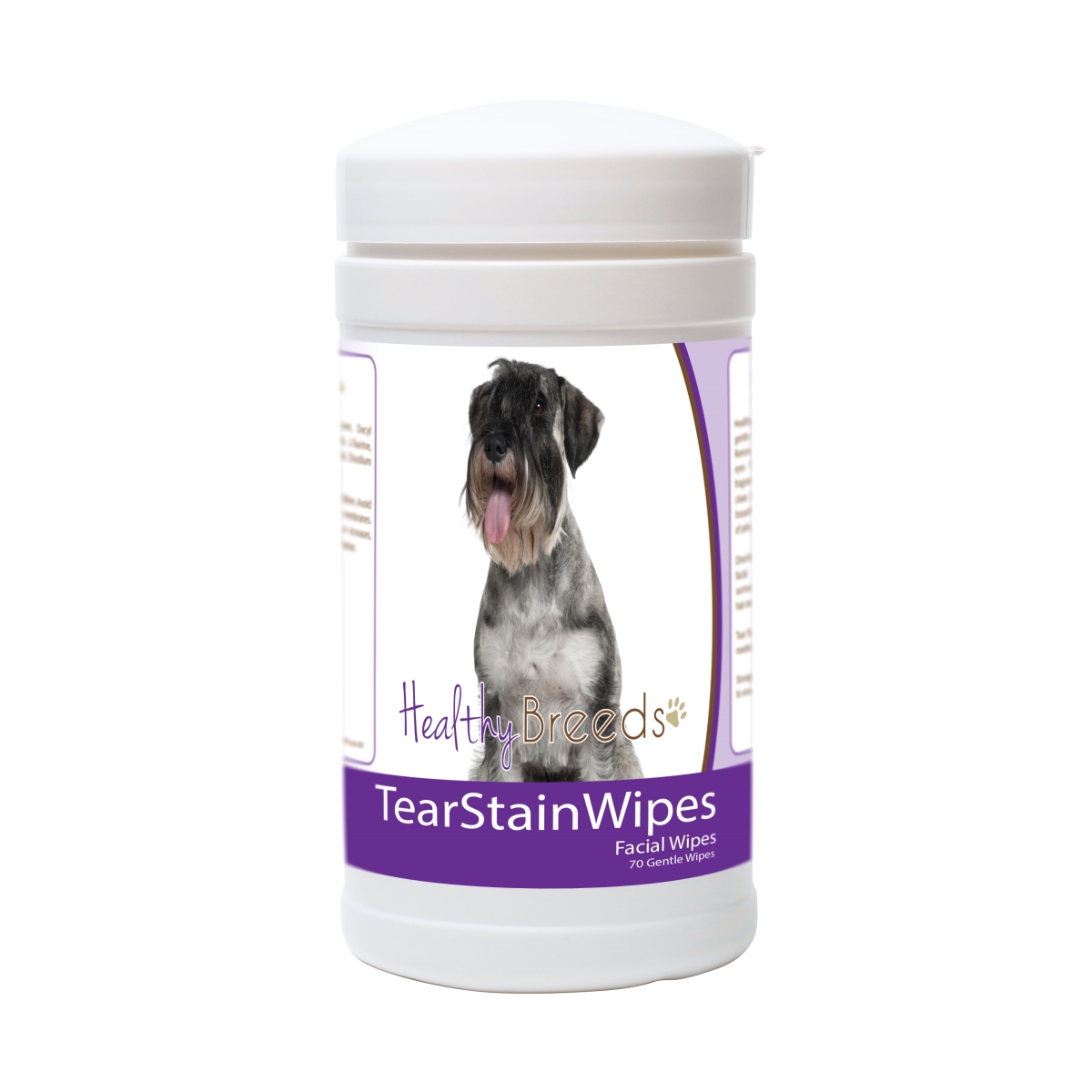 Picture of Healthy Breeds 840235178132 Standard Schnauzer Tear Stain Wipes - 70 Count