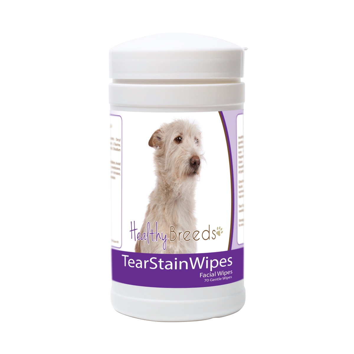 Picture of Healthy Breeds 840235178217 Portuguese Podengo Pequeno Tear Stain Wipes - 70 Count