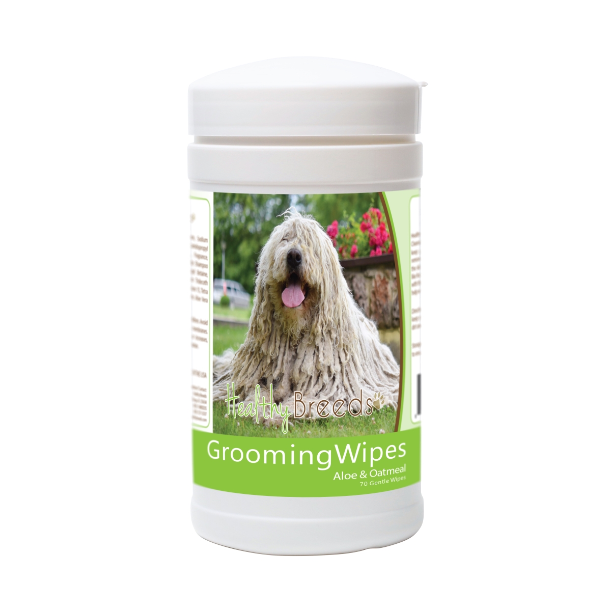 Picture of Healthy Breeds 840235178453 Komondorok Grooming Wipes - 70 Count