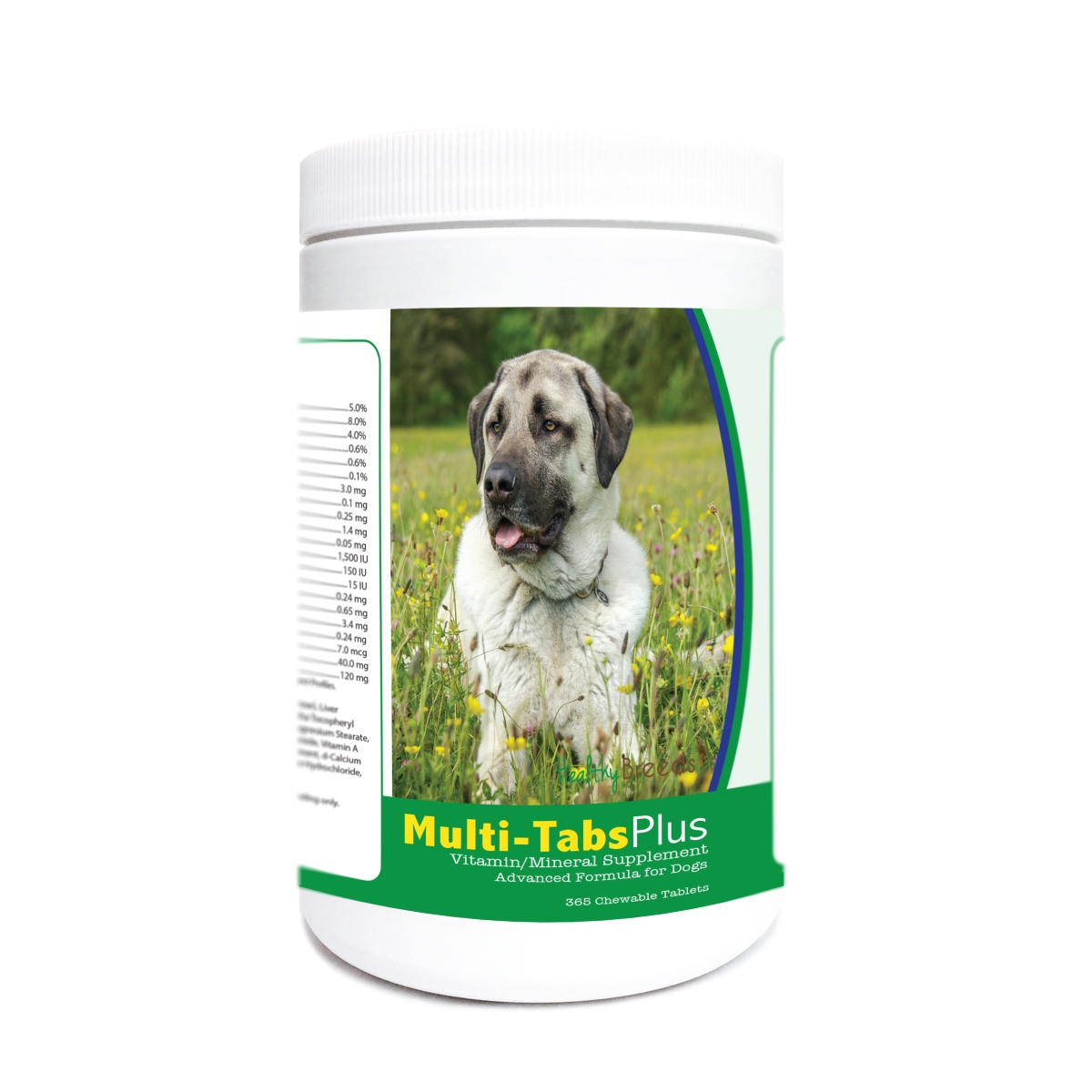 840235178606 Anatolian Shepherd Dog Multi-Tabs Plus Chewable Tablets - 365 Count