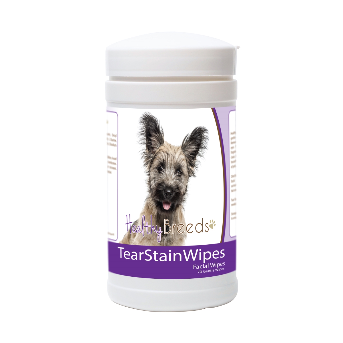 Picture of Healthy Breeds 840235178705 Skye Terrier Tear Stain Wipes - 70 Count