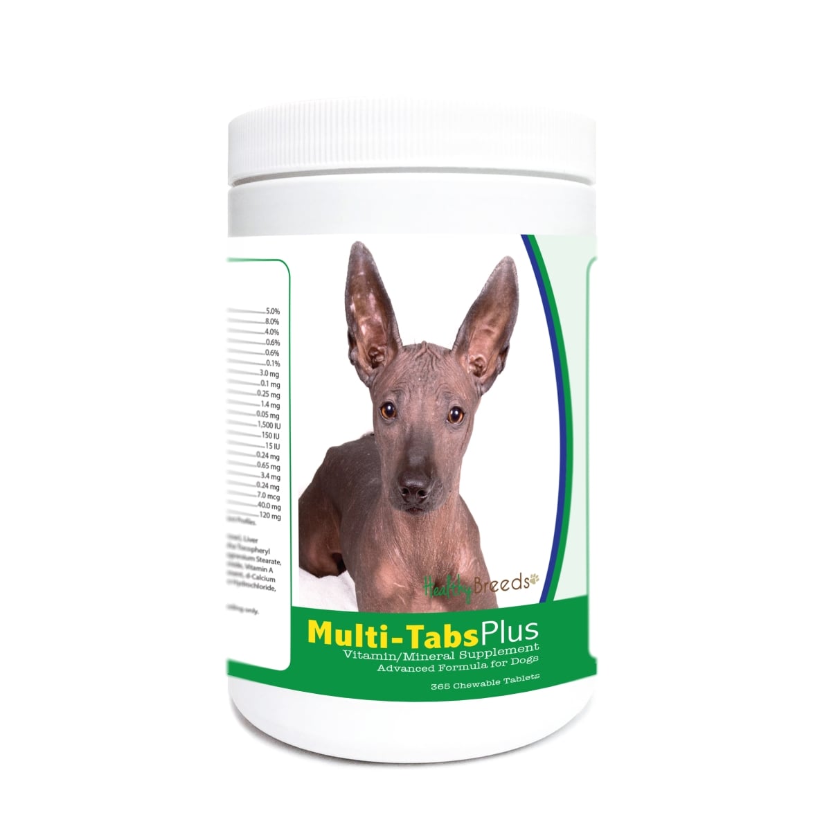840235178774 Xoloitzcuintli Multi-Tabs Plus Chewable Tablets - 365 Count