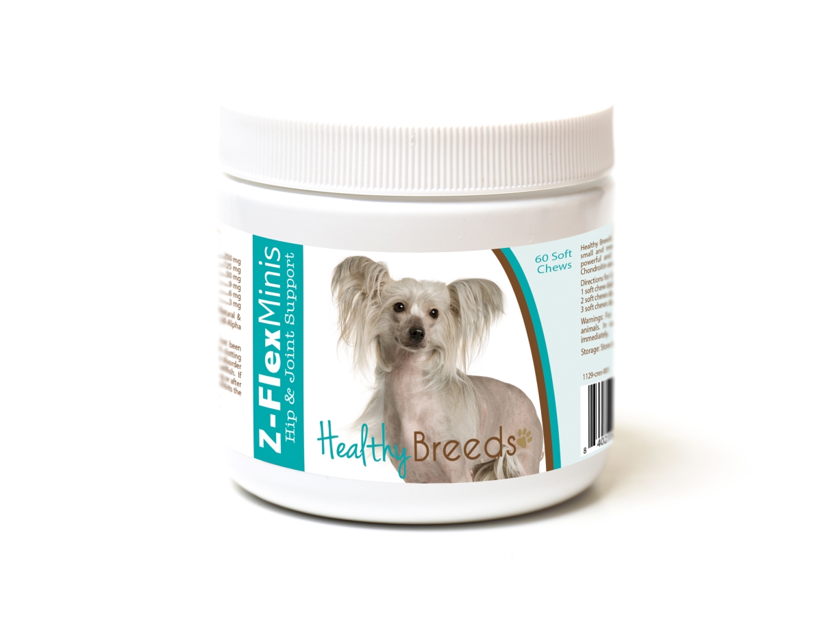 Picture of Healthy Breeds 840235105398 Chinese Crested Z-Flex Minis Hip & Joint Support Soft Chews