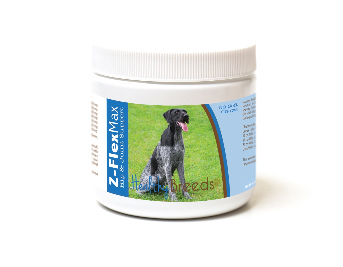 Picture of Healthy Breeds 840235107590 German Wirehaired Pointer Z-Flex Max Hip & Joint Soft Chews