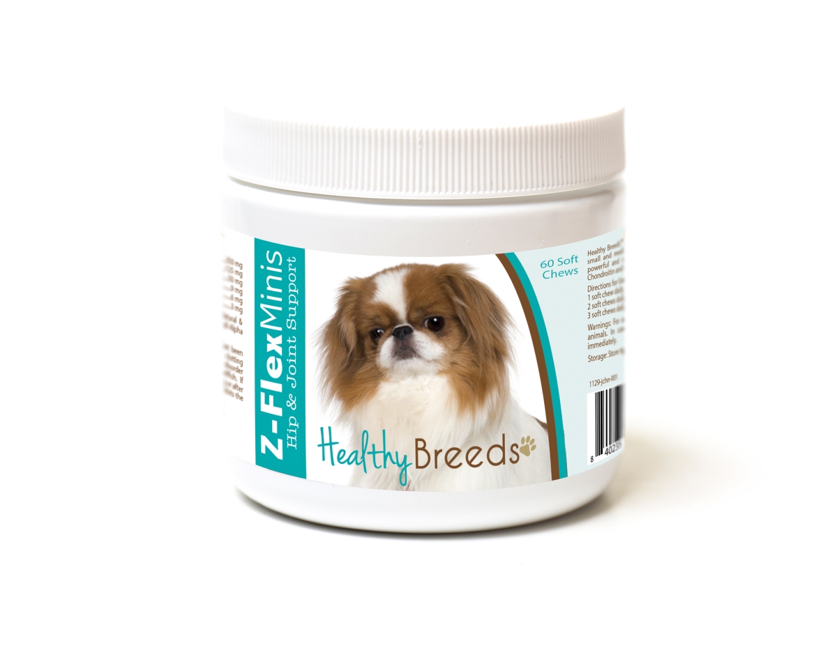 Picture of Healthy Breeds 840235109419 Japanese Chin Z-Flex Minis Hip & Joint Support Soft Chews