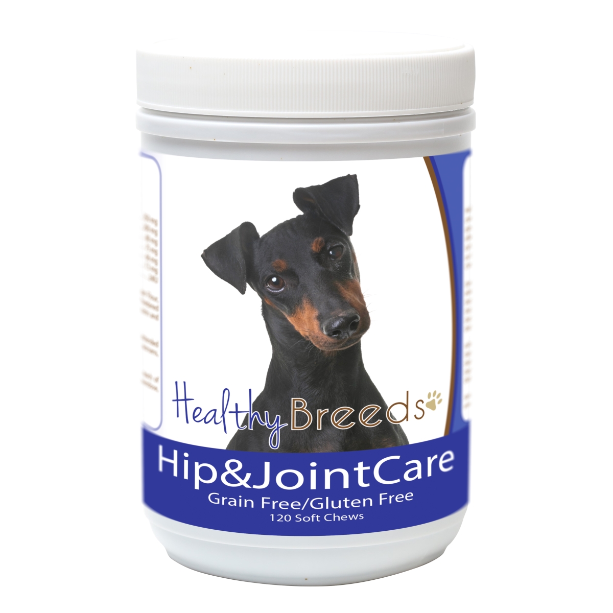 Picture of Healthy Breeds 840235182962 Manchester Terrier Hip & Joint Care&#44; 120 Count