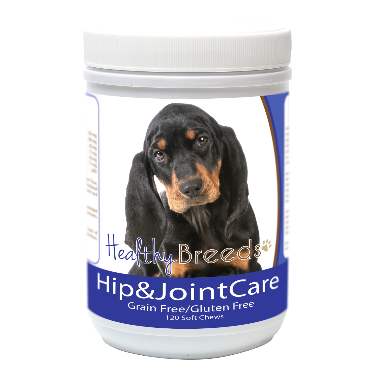 Picture of Healthy Breeds 840235183013 Black & Tan Coonhound Hip & Joint Care&#44; 120 Count
