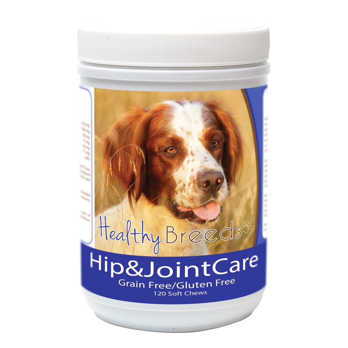 Picture of Healthy Breeds 840235183105 Irish Red & White Setter Hip & Joint Care&#44; 120 Count