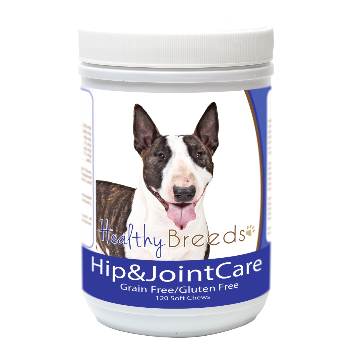 Picture of Healthy Breeds 840235183228 Miniature Bull Terrier Hip & Joint Care&#44; 120 Count