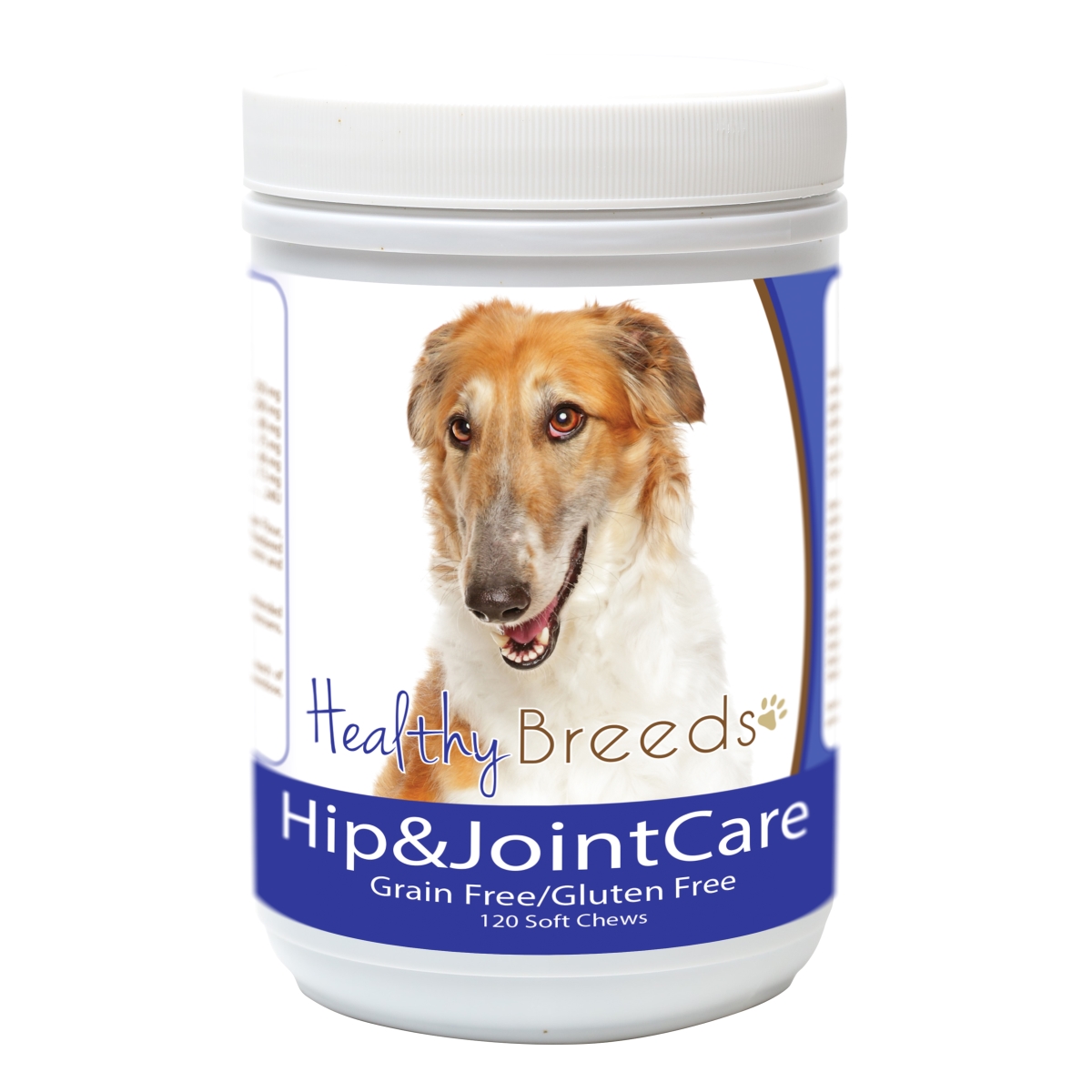 Picture of Healthy Breeds 840235183266 Borzois Hip & Joint Care&#44; 120 Count