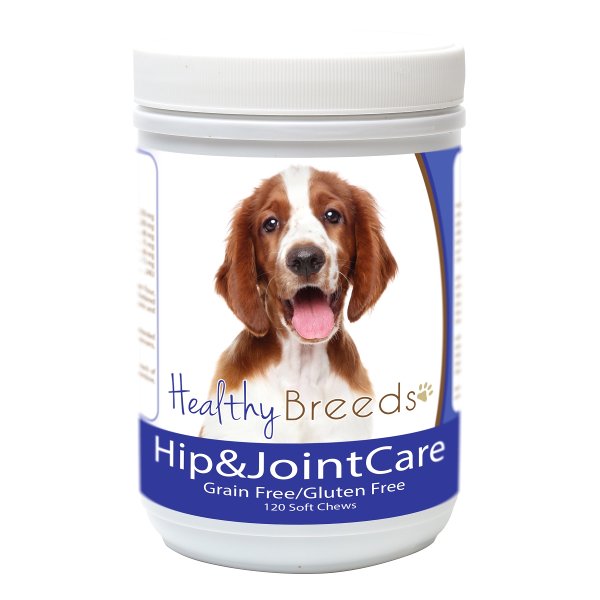 Picture of Healthy Breeds 840235183310 Welsh Springer Spaniel Hip & Joint Care&#44; 120 Count