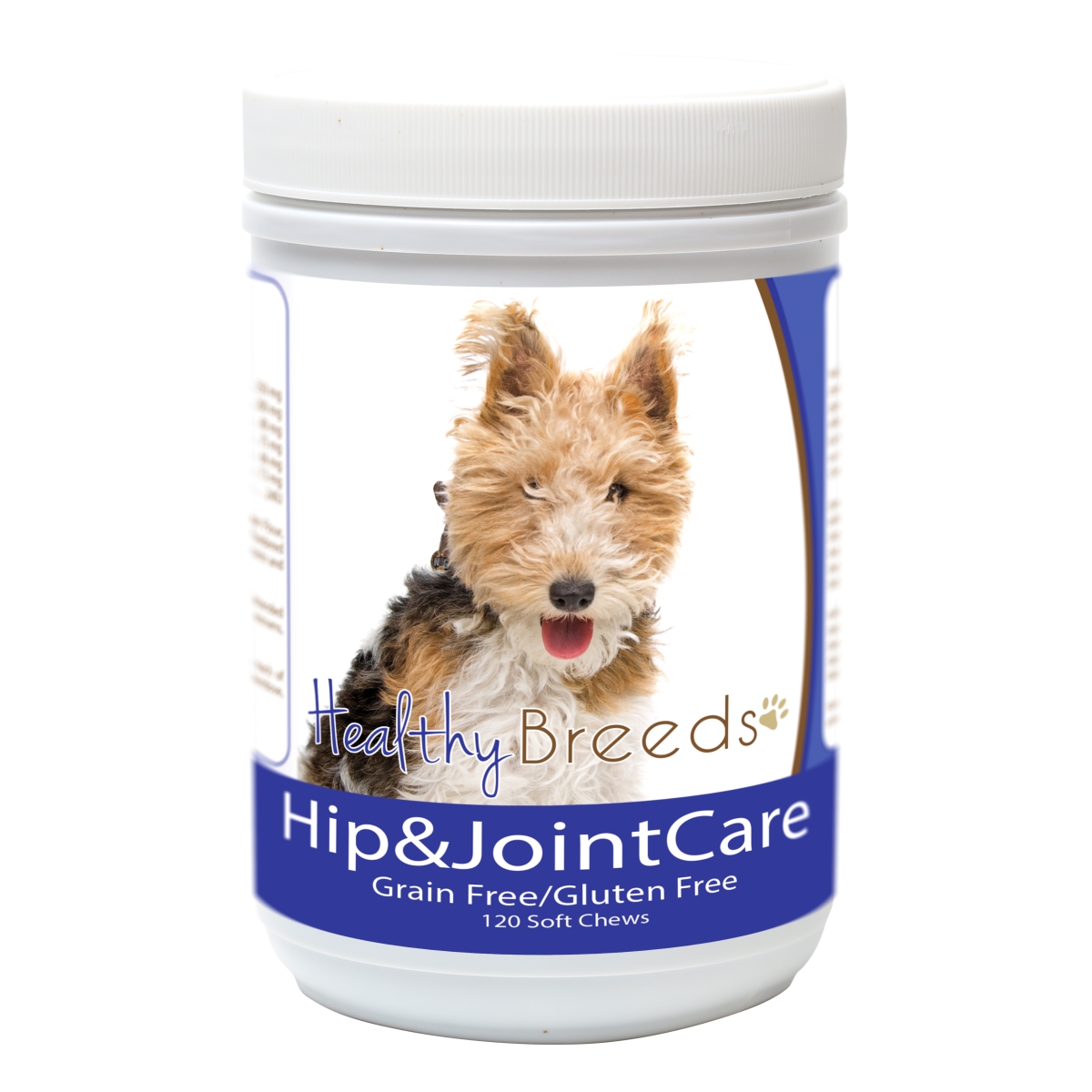 Picture of Healthy Breeds 840235183549 Wire Fox Terrier Hip & Joint Care&#44; 120 Count