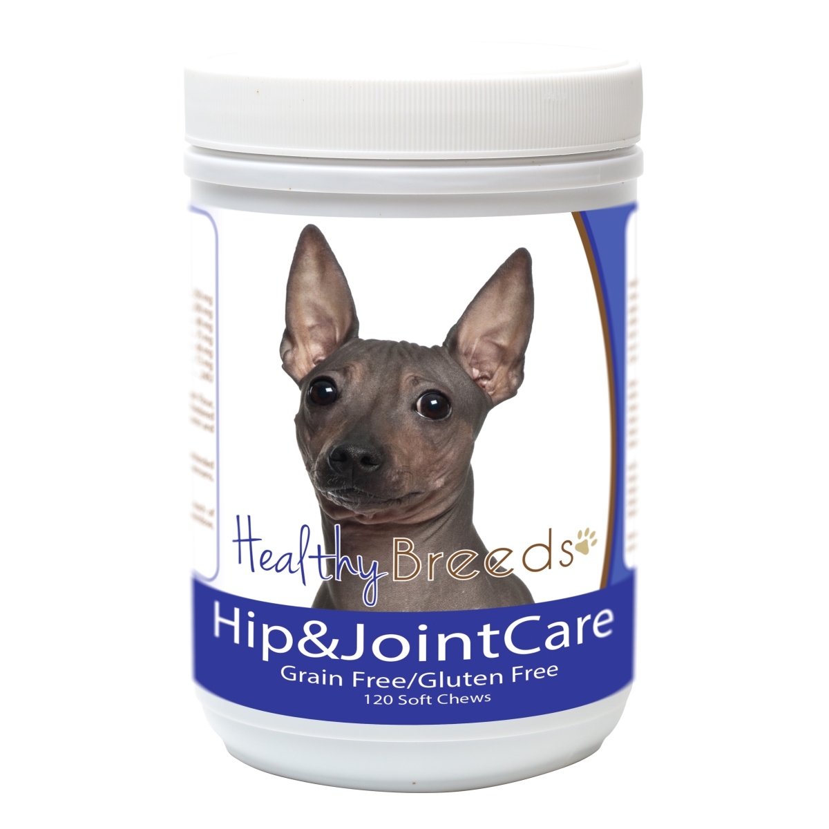 Picture of Healthy Breeds 840235183655 American Hairless Terrier Hip & Joint Care&#44; 120 Count