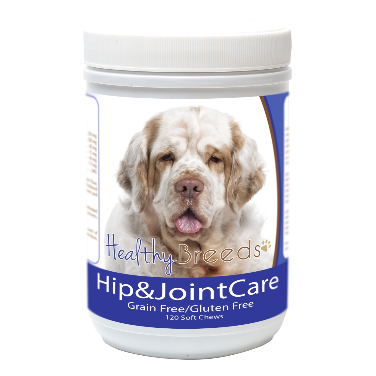 Picture of Healthy Breeds 840235183761 Clumber Spaniel Hip & Joint Care&#44; 120 Count