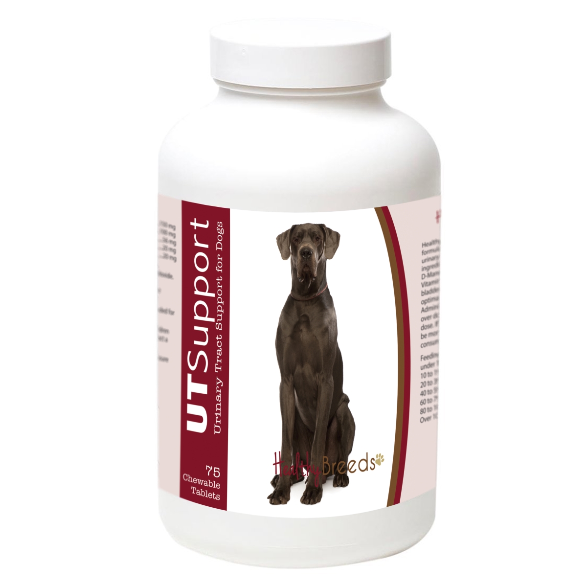 840235184201 Great Dane Cranberry Chewables, 75 Count
